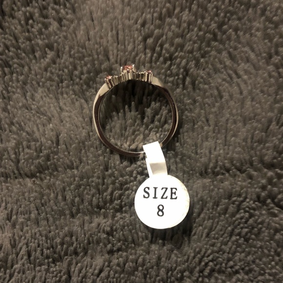 NWT Pink and Silver Fragrant Jewels Snowflake Ring - Picture 4 of 4